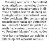 Beeldvergroting: (de Volkskrant, vandaag)